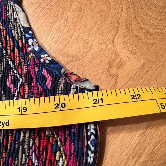 SPENSE Woman Boho Floral Print Sleeveless Button Up Top‎ Blouse Size 1X - Picture 9 of 10